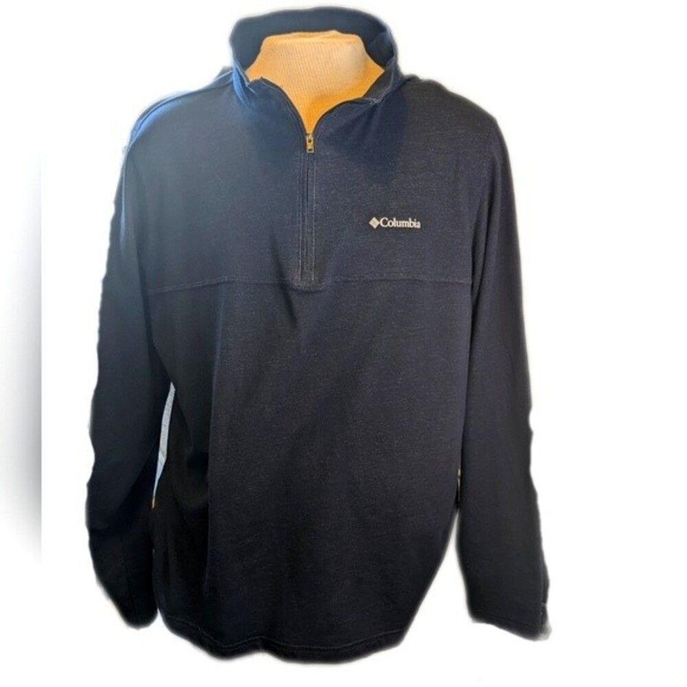 Columbia Omni-Wick Advanced Evaporation, navy blue, quarter zip XL